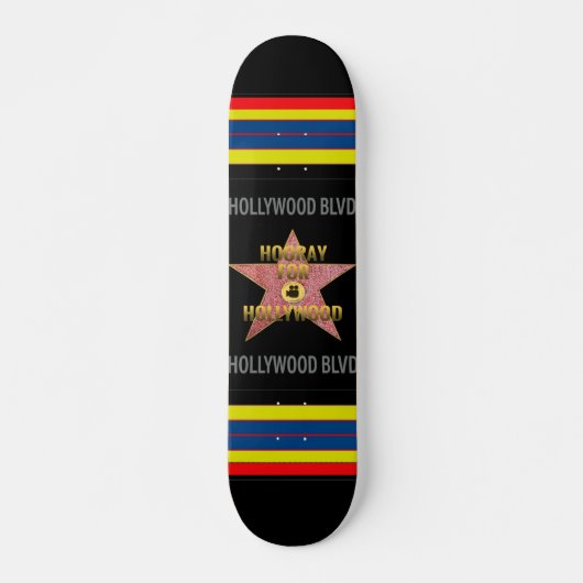Poster Hollywood Blvd. Skateboard (Vorne)