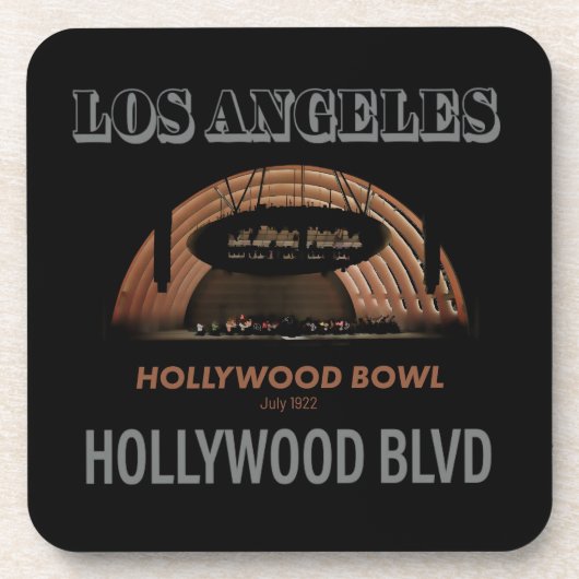 Poster Hollywood Blvd. Untersetzer (Vorderseite)