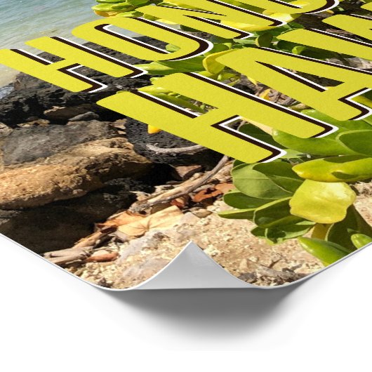 Poster - Honolulu Hawaii (Ecke)