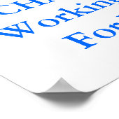 Poster "HOPE" und "CHANGE" (Ecke)