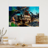 Poster hören (Küche)