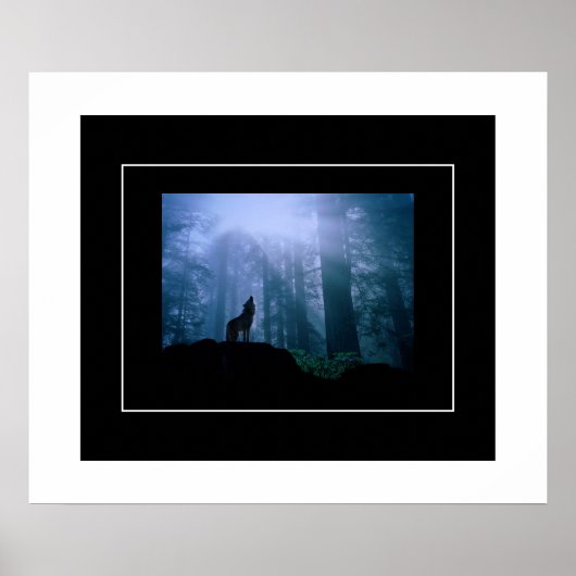 Poster-Howling Wolf Poster (Vorne)