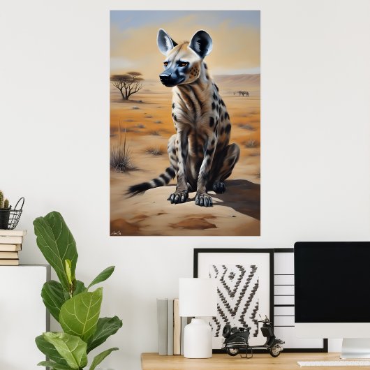 Poster | Hyena | Art (Heimbüro)