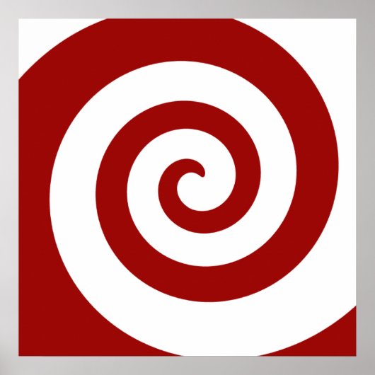 Poster, Hypno Spiral, Ändern Sie die Größe, fügen  Poster (Vorne)