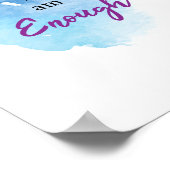 Poster "I am genug" (Ecke)