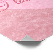 Poster "I LIEBE YOU" (Ecke)