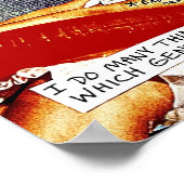 POSTER-I MACHT VIELE DINGE GUT POSTER (Ecke)