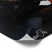 Poster | Iberischer Wolf | Ölmalerei (Ecke)