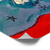 POSTER - ICH BIN EIN KOSTENLOSES SPIRIT. (Ecke)