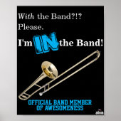 Poster "Ich bin in der Band" (Vorne)