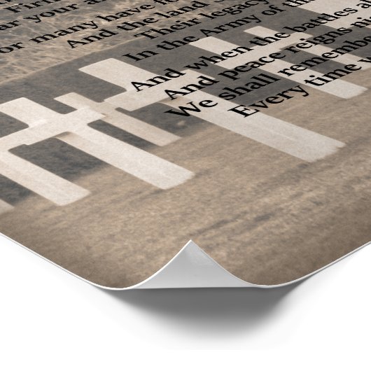 Poster "Ihre Flagge" (Ecke)