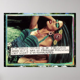 POSTER-IM, DAS WIRKLICH HEUTE VERSUCHT, FABELHAFT POSTER