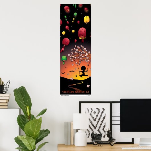 Poster - Im Fluss (Heimbüro)