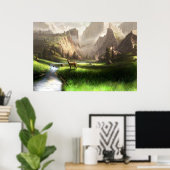 Poster im Hirschtal (Heimbüro)