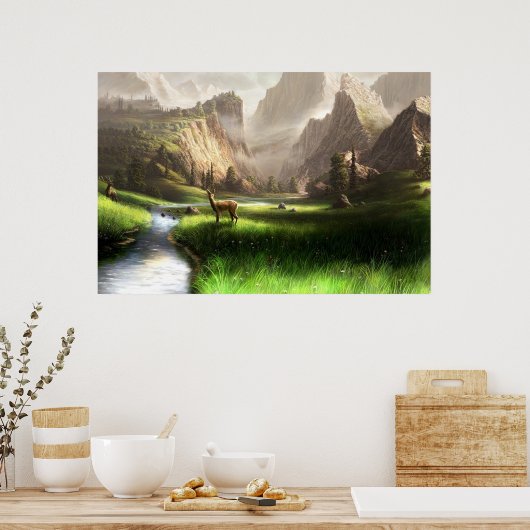 Poster im Hirschtal (Küche)