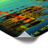 Poster im Kalifornien-Stil (Ecke)