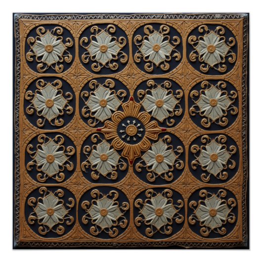 Poster im mittelalterlichen Stil (Vorderseite)