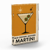 Poster im Stil des Mid Century Modern Martini Fotoblock (Links)