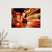 Poster im Stil des Stadtlebens (Küche)