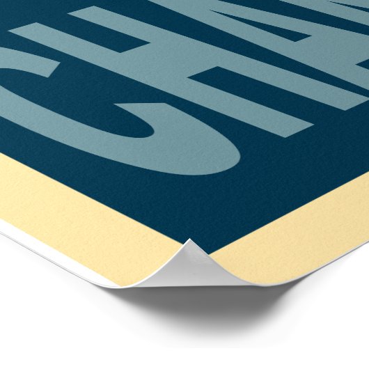 Poster im Stil von RonSound Obama (Ecke)