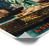 Poster im Vintage-Stil "Liberty Reclaimed" (Ecke)