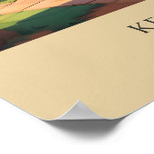 Poster in A3-Größe mit traditionellen kenianischen (Ecke)