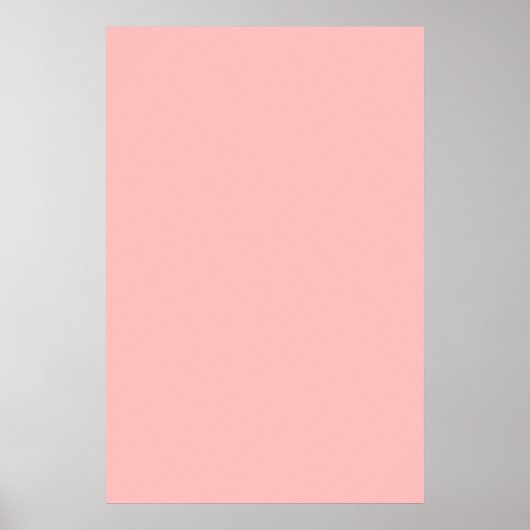 Poster in blassrosa Farbe (Vorne)