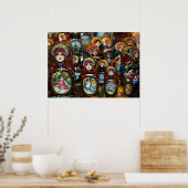 Poster in russischen Dollars (Küche)