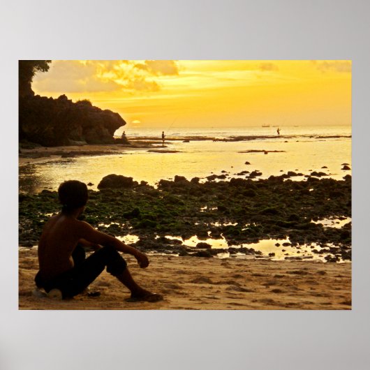 Poster in voller Größe (24"x18") Padang Beach Bali (Vorne)