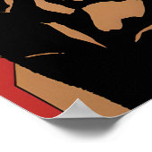 Poster indianischer Krieger (oder Stammesführer) (Ecke)