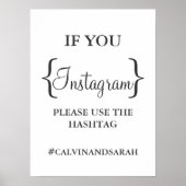 Poster - Instagramm-Meldung (Vorne)