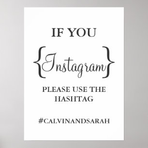 Poster - Instagramm-Meldung