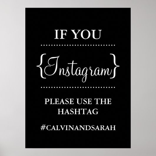 Poster - Instagramm-Meldung (Vorne)