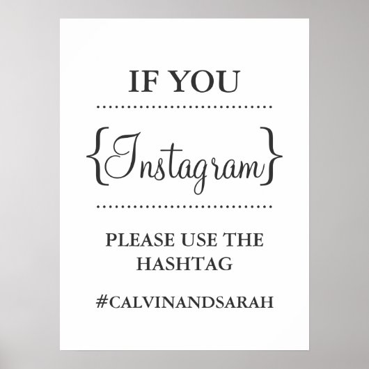 Poster - Instagramm-Meldung (Vorne)