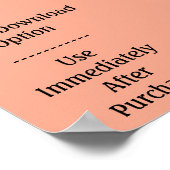 Poster Instant Download Template (Ecke)