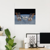 Poster / Internationale Raumstation (Heimbüro)