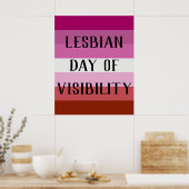 Poster - Internationaler Lesbentag (Küche)