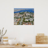 Poster: Istanbul - Sultanahmet und Bosporus Poster (Küche)