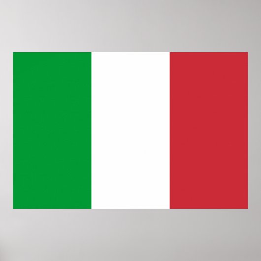 Poster: italienische Flagge Poster (Vorne)