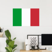 Poster: italienische Flagge Poster (Heimbüro)