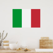 Poster: italienische Flagge Poster (Küche)
