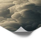 Poster Japanese Dragon Ukiyo-e – Mythical Power Po (Ecke)