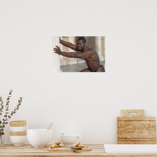 Poster, Jean-Scutt-Pushing-Kolonne Poster (Küche)