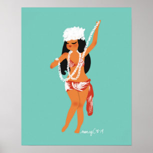 Poster Jeanne' s Tiare