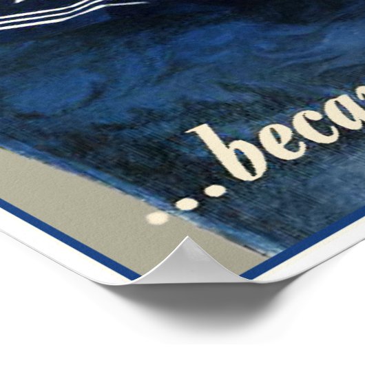 Poster: Jemand sprach Poster (Ecke)