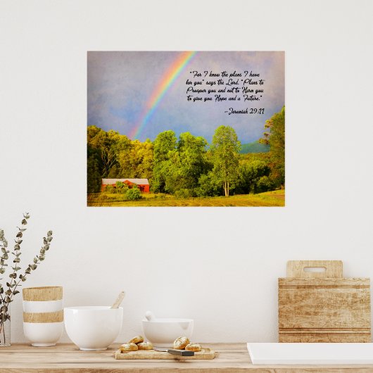 Poster - Jeremiah 29:11........................... (Küche)