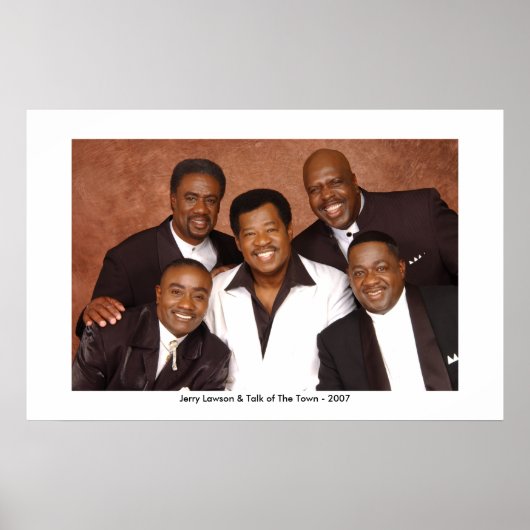 Poster - Jerry Lawson & Talk of The Town - 2007 (Vorne)