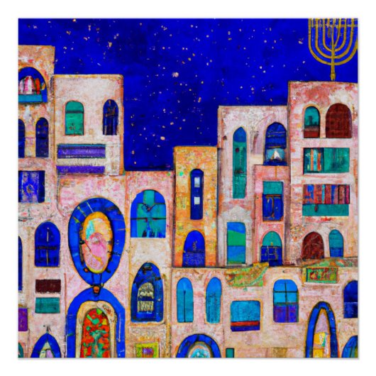 Póster Jerusalem at Night Poster (Vorderseite)
