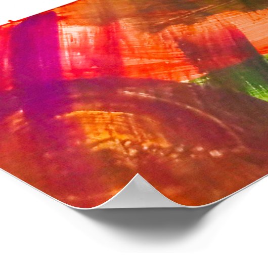 Poster - Jesus in full color (Ecke)