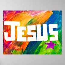Poster - Jesus in full color